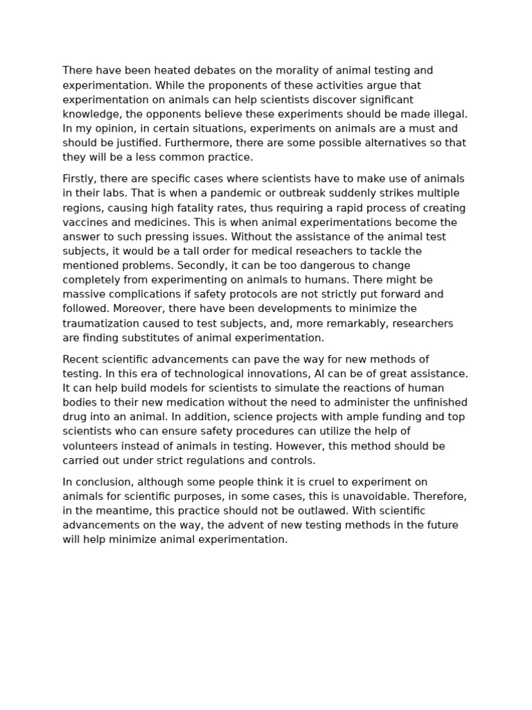 4. Animal Testing (2) | PDF