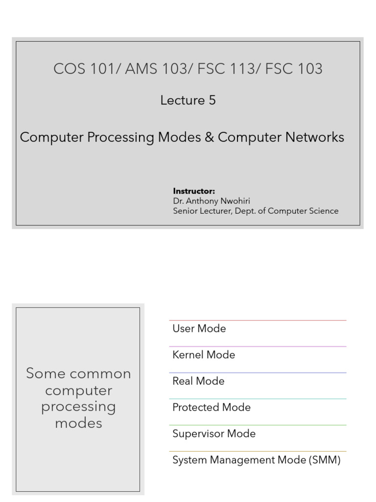 Lecture 5 | PDF | Computer Network | Information Technology