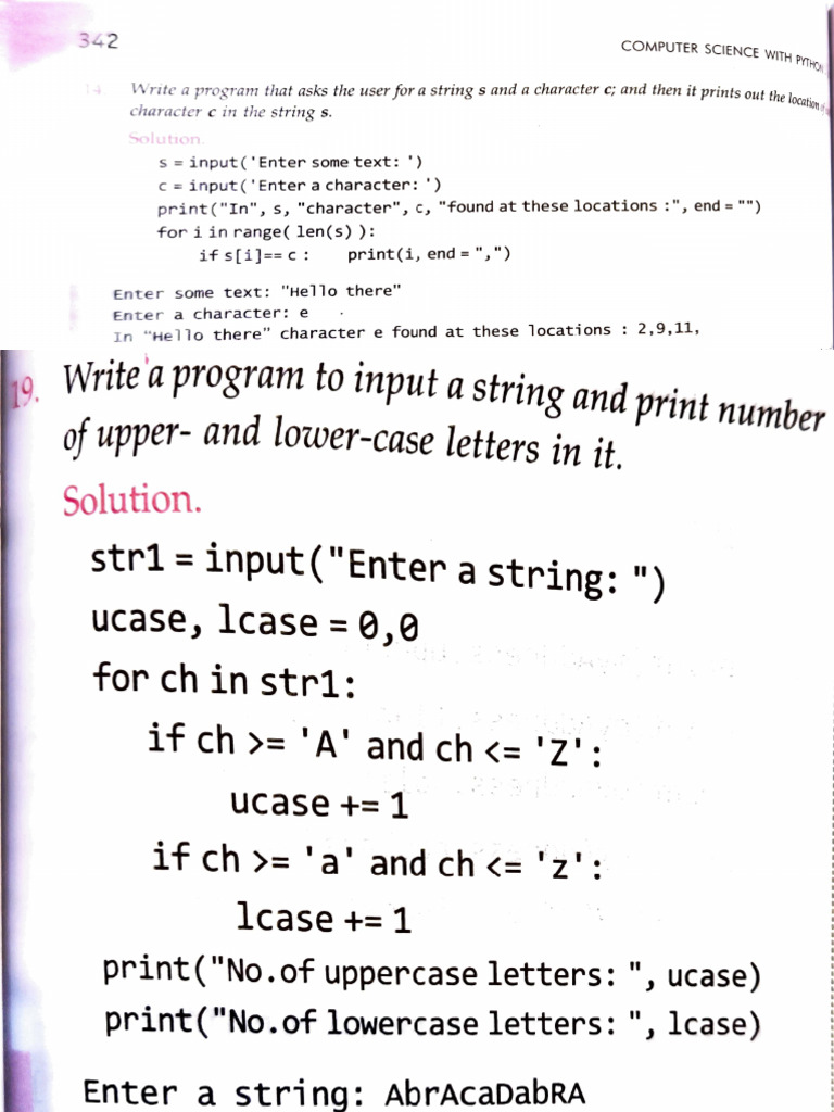 Cs Observation Writing Material | PDF