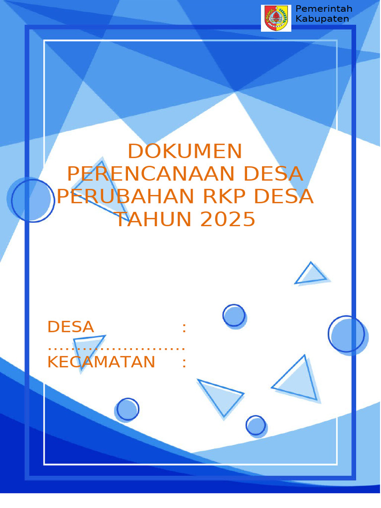 Dokumen Perubahan RKP Desa Kec. Balung | PDF