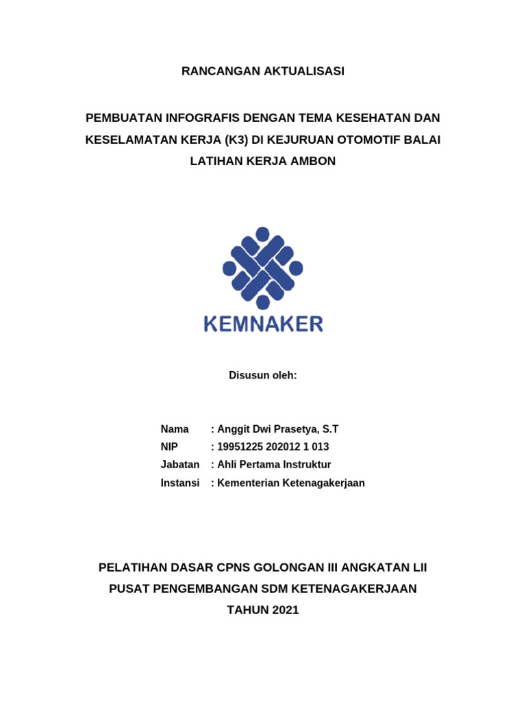 RANCANGAN AKTUALISASI Anggit | PDF