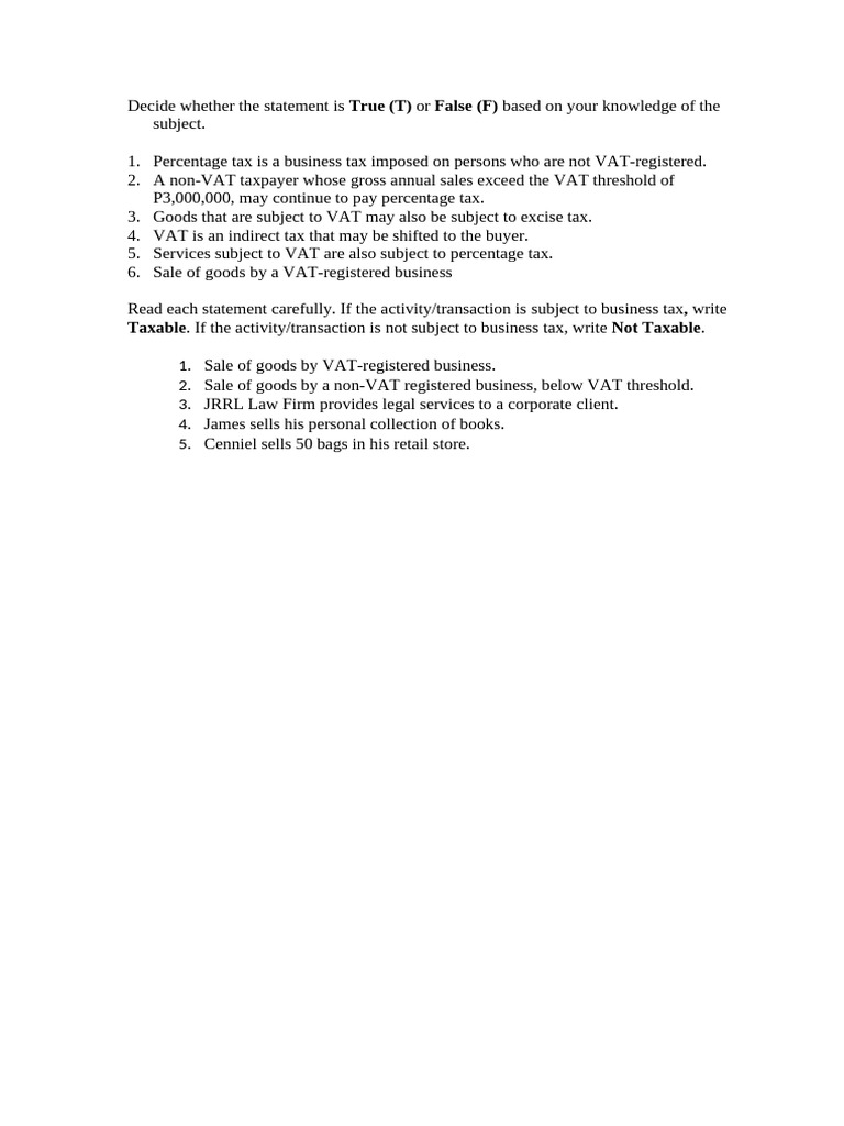 Exam For Bsma | PDF