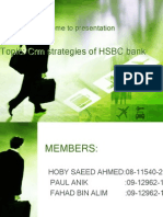 CRM strategies of HSBC bank