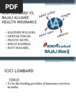 Strategic Mgmt ICICI vs BAJAJ ALLIANZ