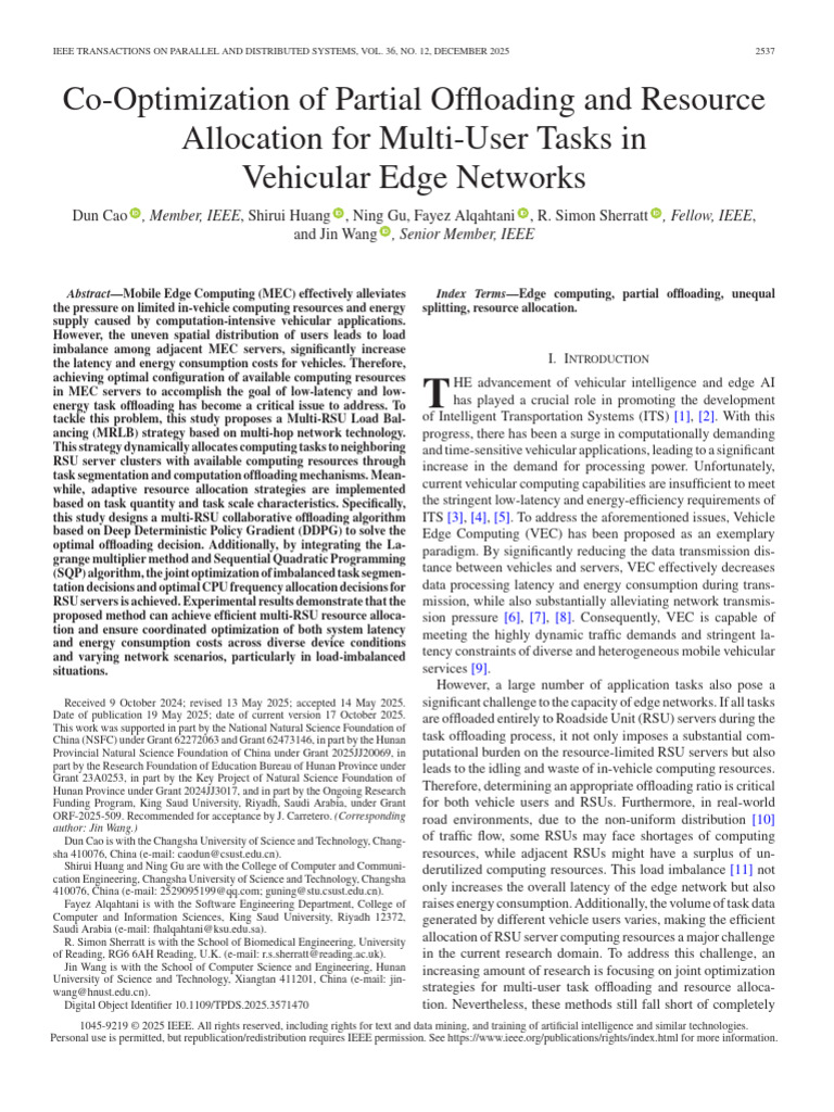 Co-Optimization of Partial Offloading and Resource Allocation For Multi ...