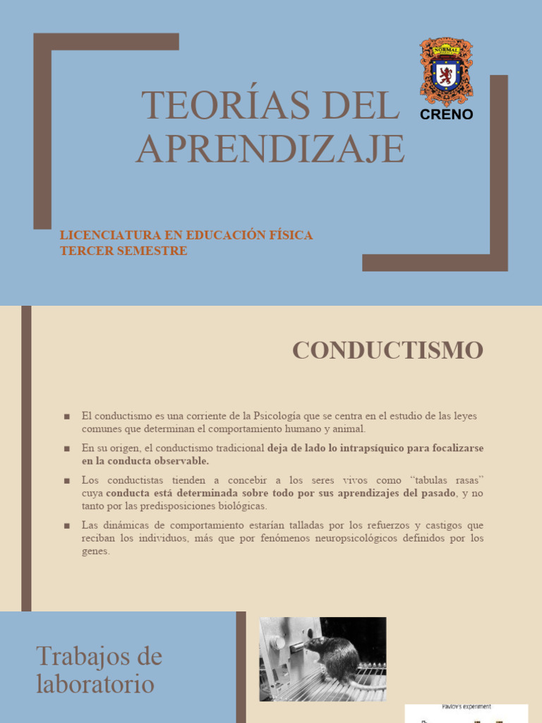 Teorías Del Aprendizaje | PDF | Constructivismo (filosofía de la ...