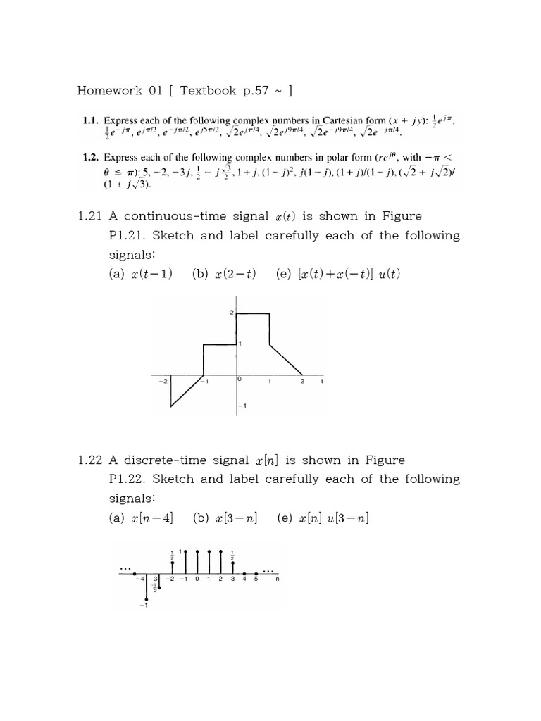 Homework 01 (1) | PDF