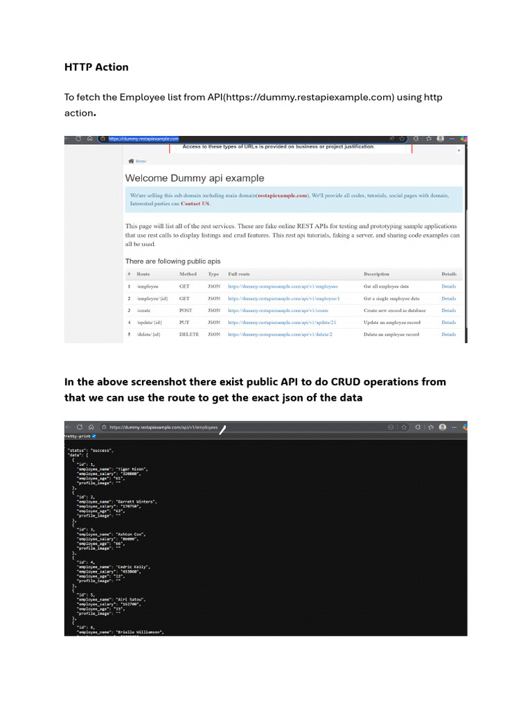 Get and Post Data in API | PDF