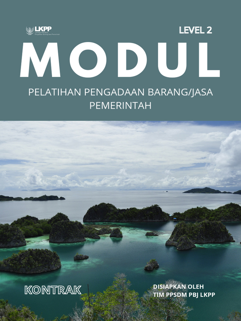 Modul JK Mengelola Kontrak PBJP Level 2 | PDF