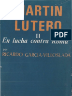 Garcia Villoslada, Ricardo - Martin Lutero 02, En Lucha Contra Roma
