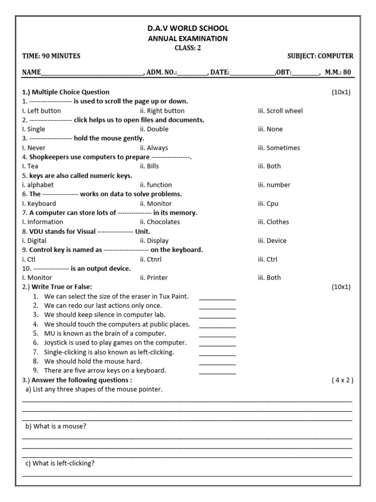 Computer 2 | PDF | Computer Keyboard | Cursor (User Interface)