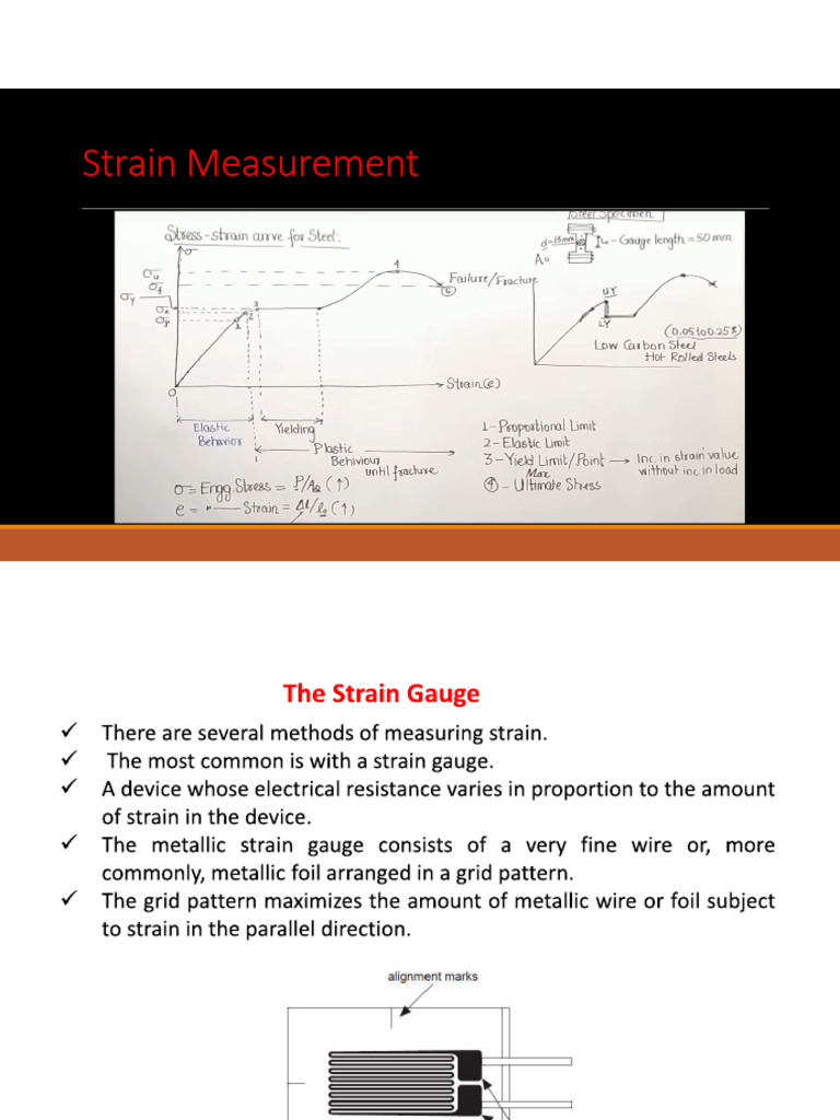 Strain Measurement | PDF
