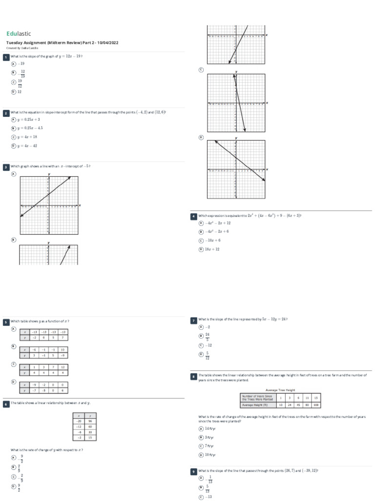Tuesday Assignment (Midterm Review) Part 2-10-04_2022 | PDF | Ice ...
