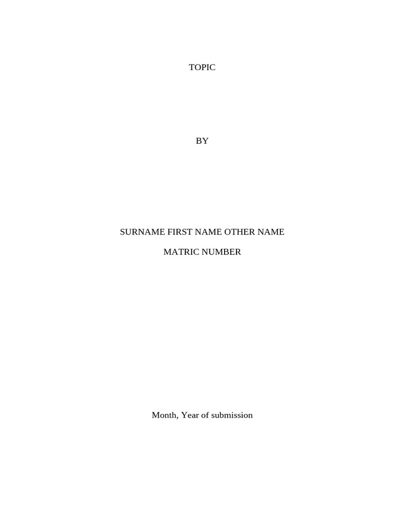 Write_Up_Template | PDF | Thesis