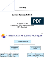 Scaling: Business Research Methods