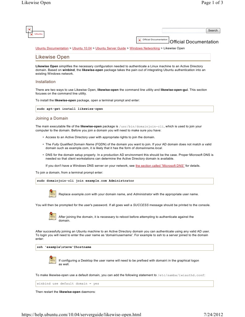 Likewise Open simplifies Active Directory integration | PDF | Domain ...