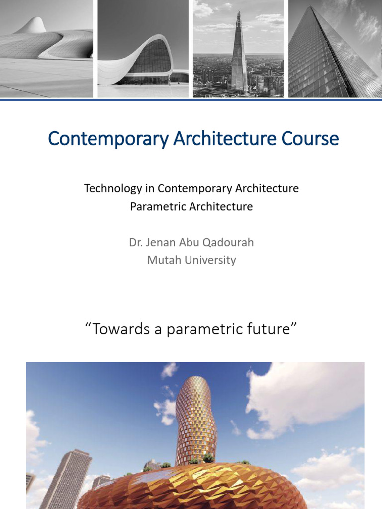 4 Parametric Arctitecture | PDF | Design