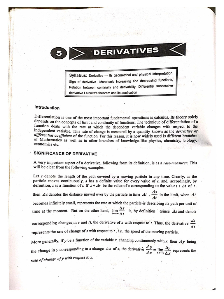 Derivatives | PDF