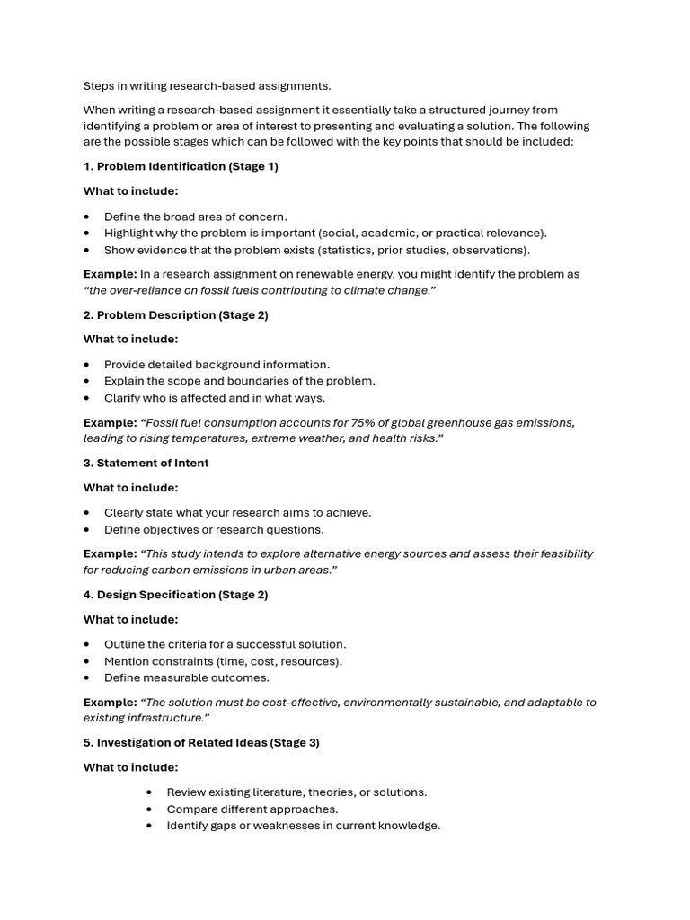 Writing research based assignment | PDF | Solar Power | Renewable Energy