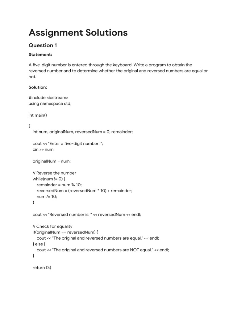 CP Assignment Solutions | PDF | Computing | Software Development