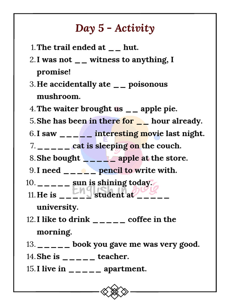 Day 6 - Activity | PDF