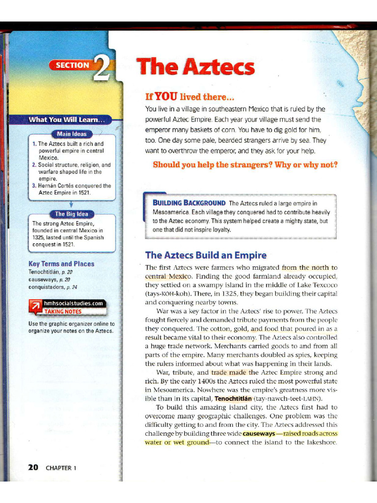 Lesson 3 The Aztecs 2026 | PDF