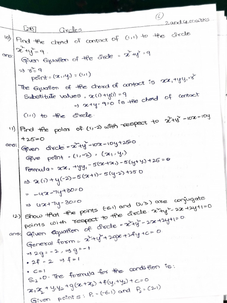 Maths 2B imp vsaq's | PDF