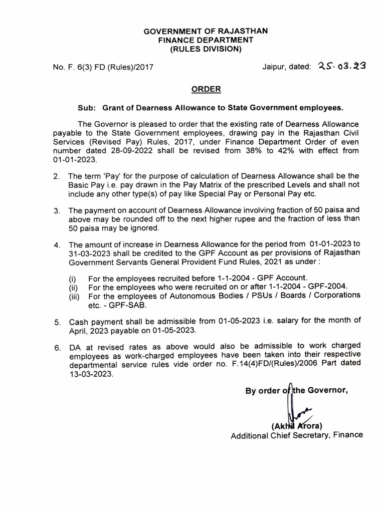 Da Order 42% | PDF | Government | Economies
