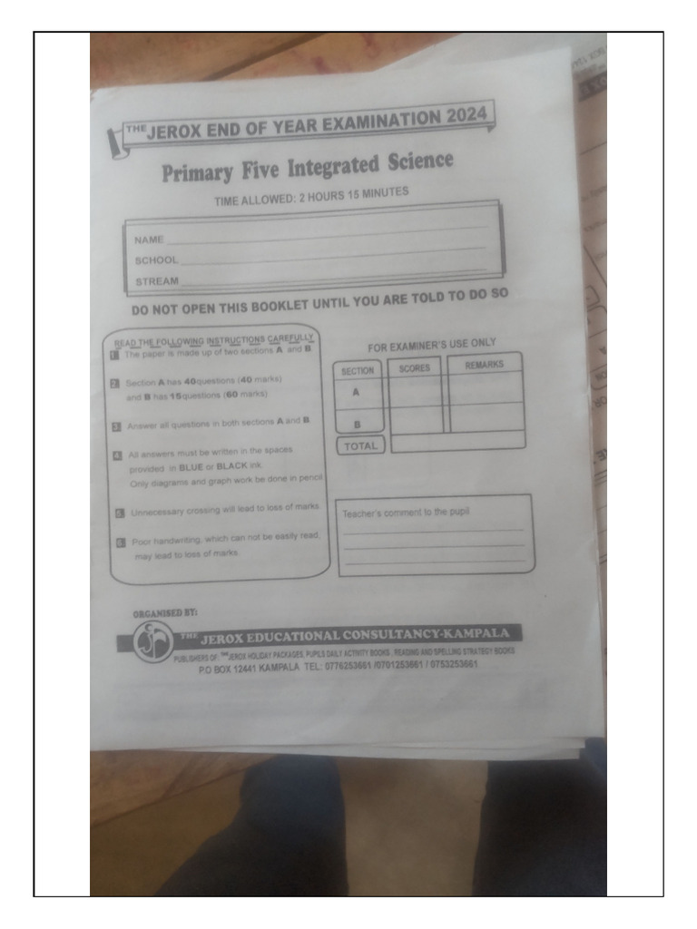 p.5 End of Year Jerox Sci | PDF
