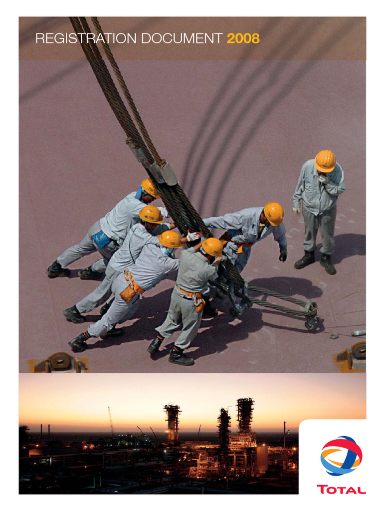 Total 2008 Document Reference Va | PDF | Barrel (Unit) | Natural Gas