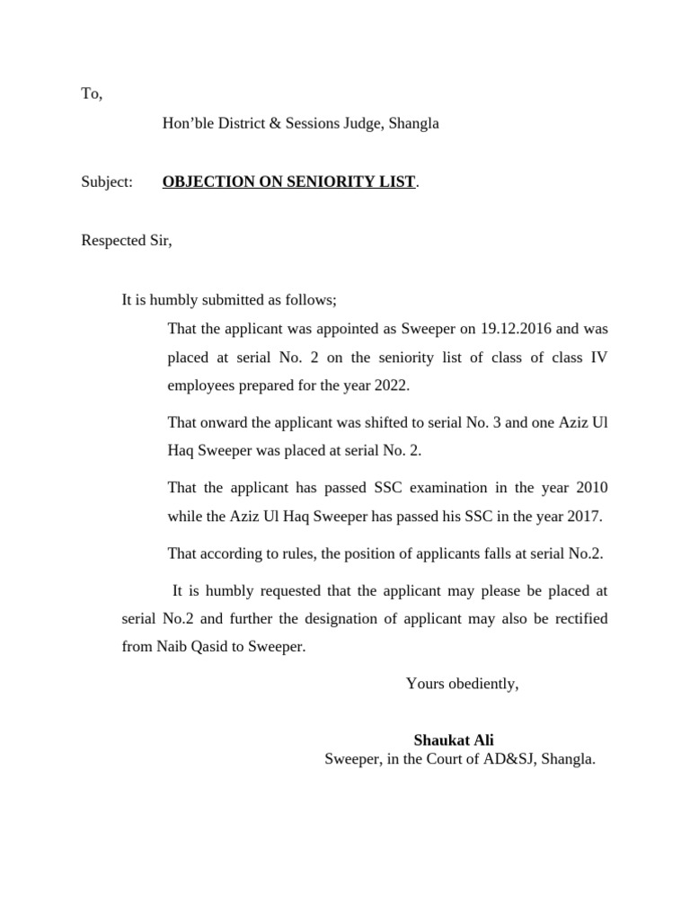 Objection | PDF