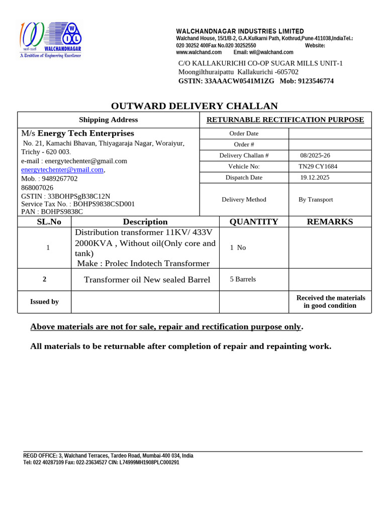 DC for DistributionTransformer | PDF