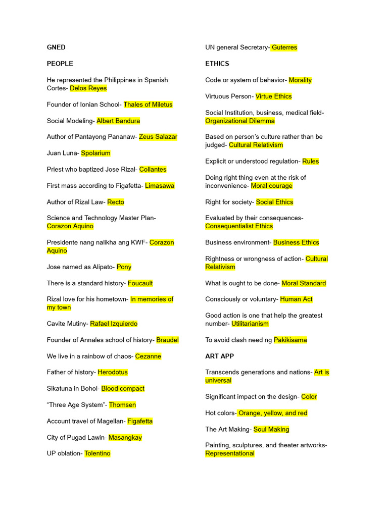 Gned Reviewer | PDF