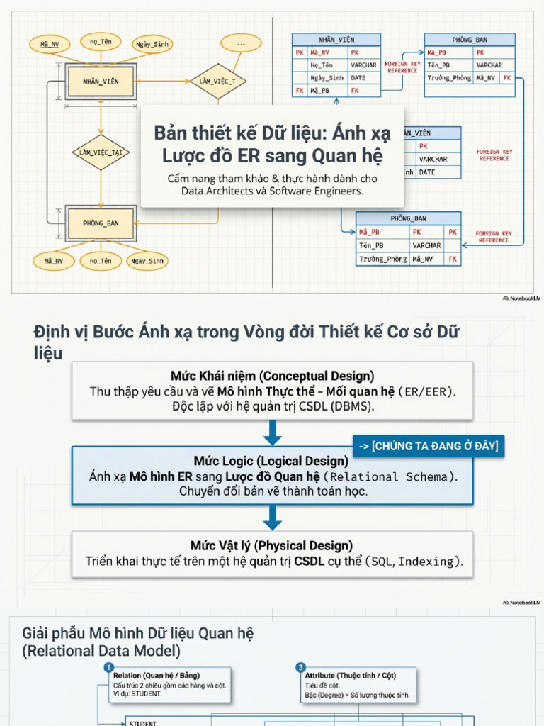 ER to Relational Mapping Blueprint | PDF