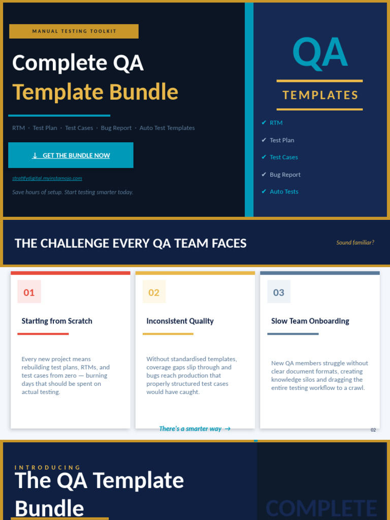 Software Testing Templates Bundle: Test Plan, RTM, Sprint Tracker & Bug ...