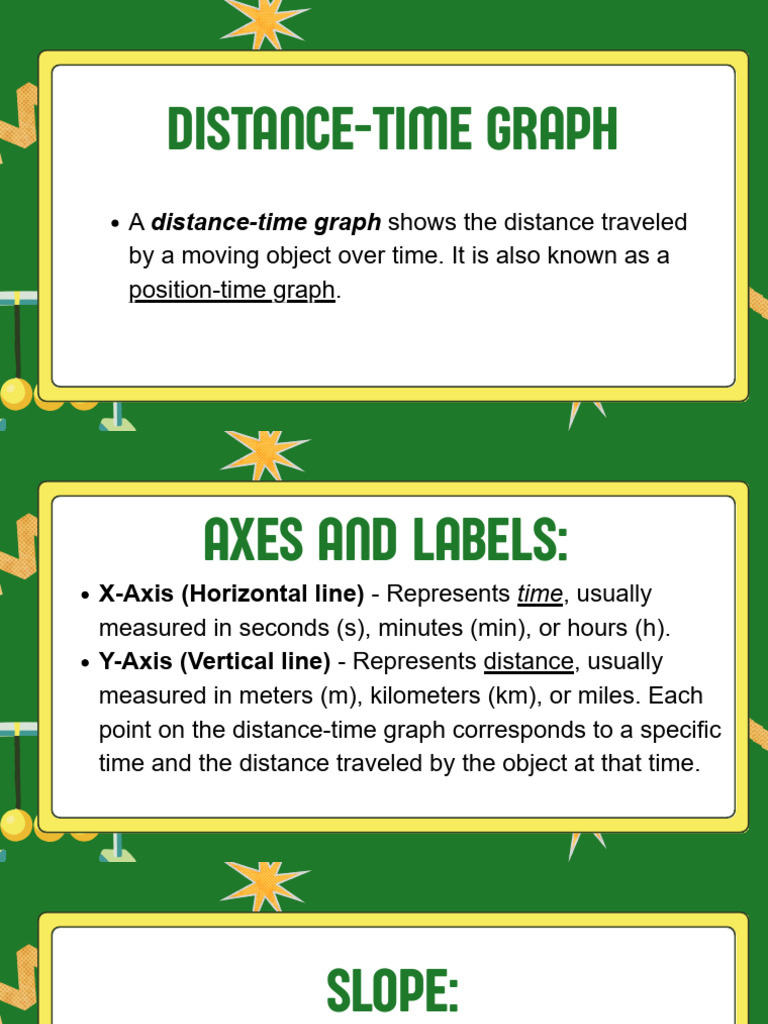 Distance and Velocity Time Graph | PDF
