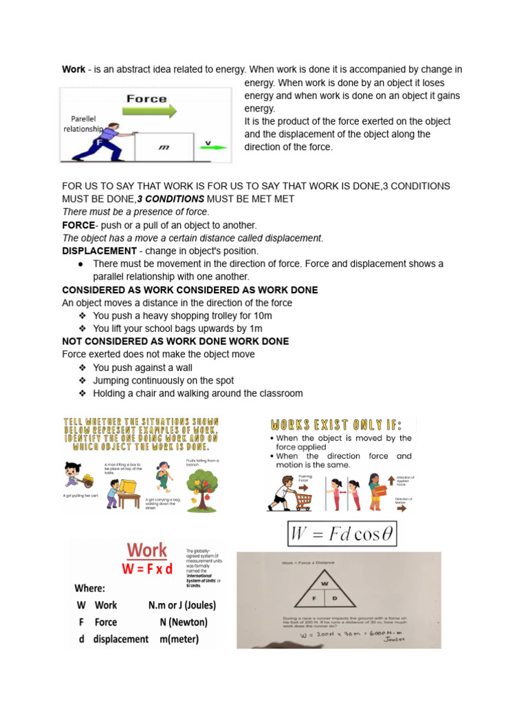 REVIEWER 3rd Summative | PDF | Potential Energy | Mass