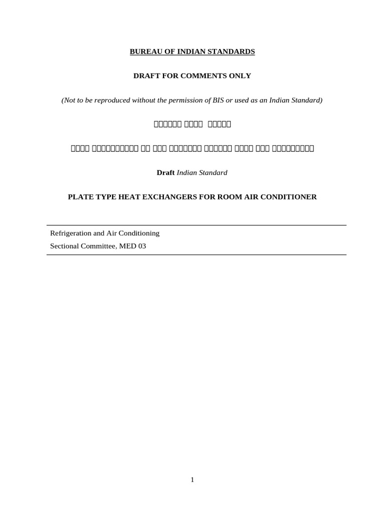 Ps Template Draft Standard | PDF | Heat Exchanger | Leak