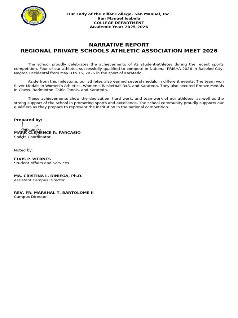 Prisaa Report | PDF
