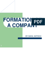 Formation of A Company 3