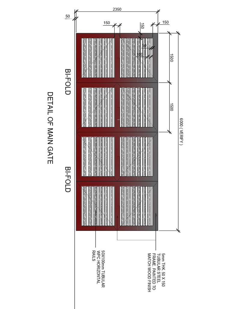 Design of Main Gate | PDF