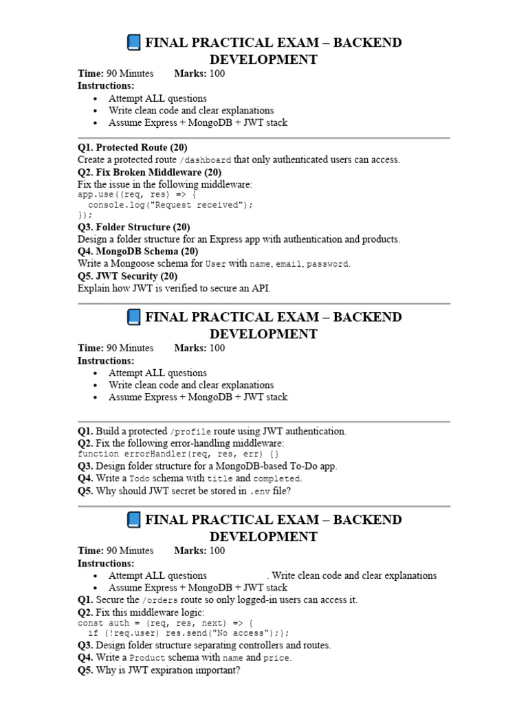 Final 15 Practical Exam Papers | PDF | Computing | Software Engineering