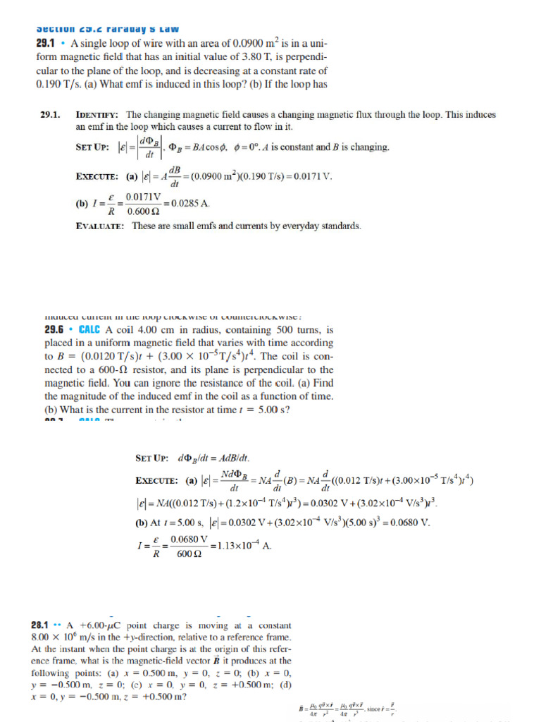 Unit 1 Numericals-III | PDF
