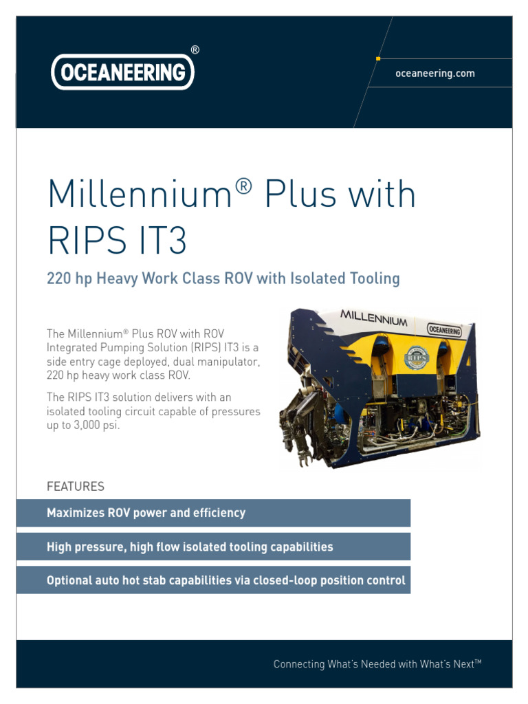 ROV Ripped Millennium Plus RIPS IT3 | PDF