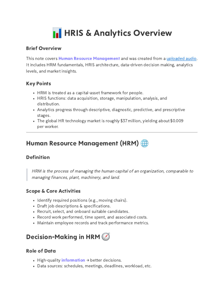 Business Analytics in HR Class 1 Notes Feb-18-2026-15!43!20 | PDF ...