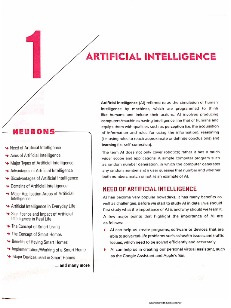Ai Chapter 1 (Part 1) | PDF