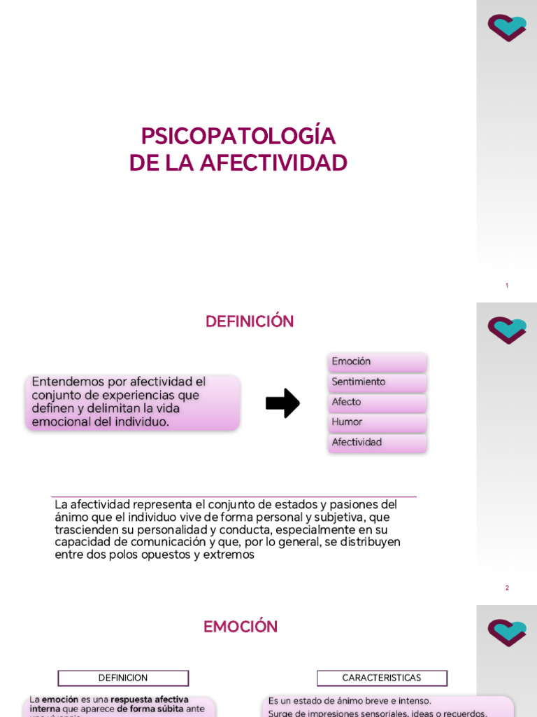 Psicopato de La Afectividad r1 | PDF | Las emociones | Depresión ...