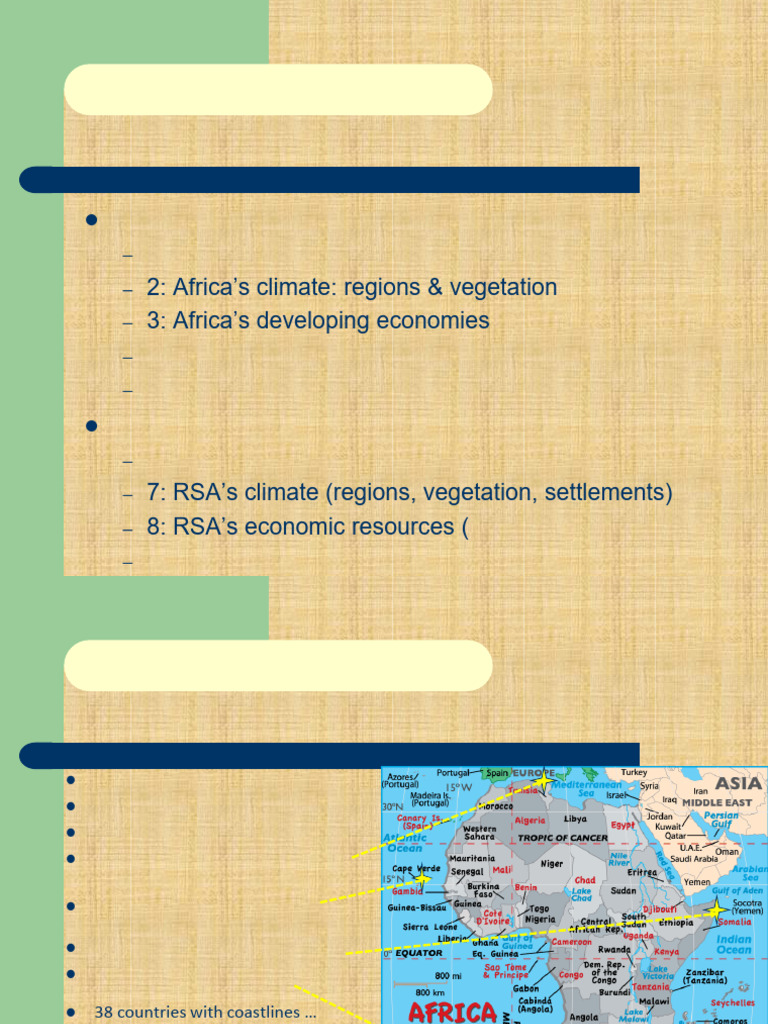 GEOE 112 Unit 1 - Physical Africa Presentation | PDF | Plate Tectonics ...
