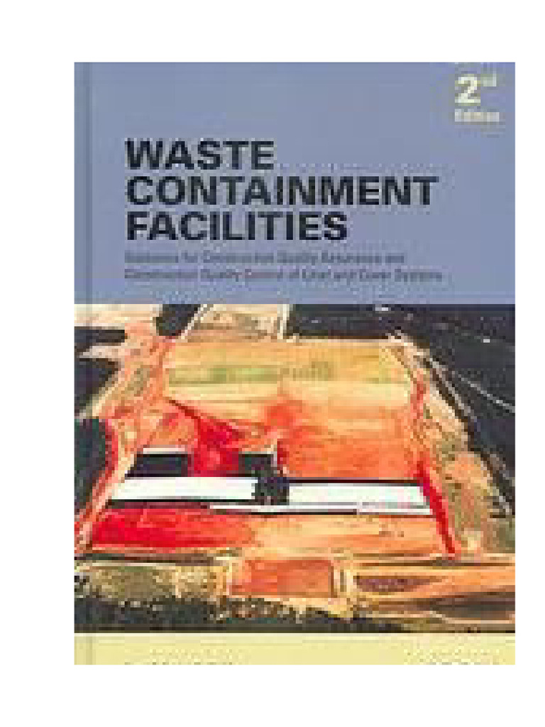 (Ebook) Waste containment facilities : guidance for construction ...