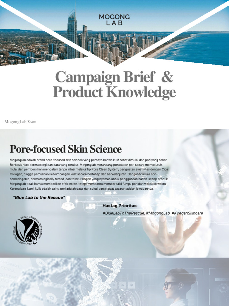 MogongLab - Campaign Brief & Product Knowledge | PDF